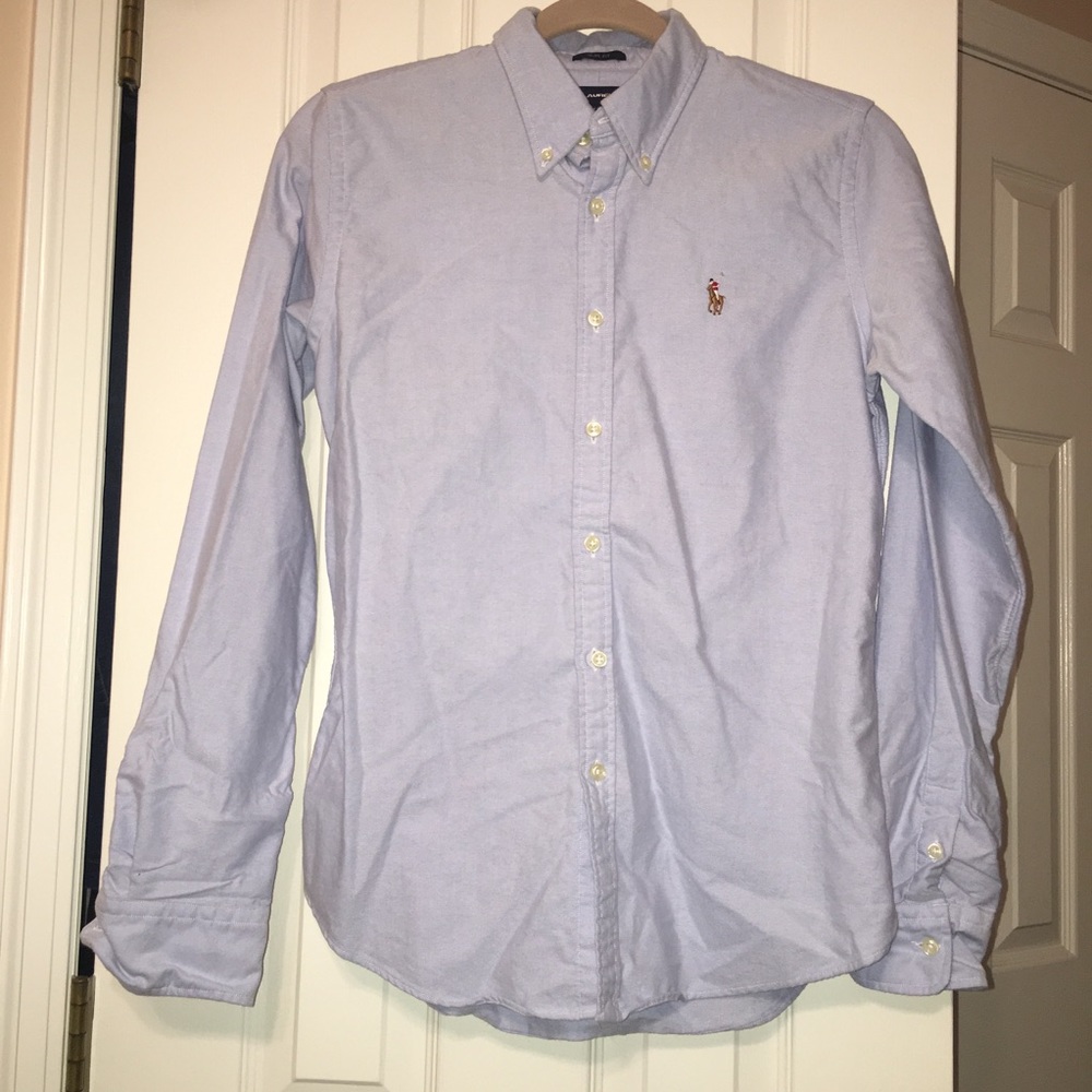 Women’s Ralph Lauren Cotton Oxford Button Up